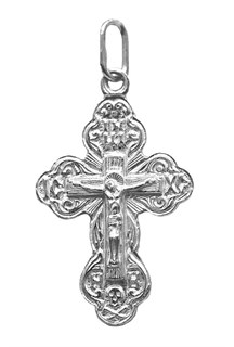 {{photo.Alt || photo.Description || 'Крест серебрянный, с корундами, Эпифания, 1.80 гр.'}}