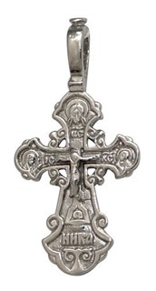 {{photo.Alt || photo.Description || 'Крест серебрянный, Родий, с корундами, Спаси и сохрани, 1.99 гр.'}}