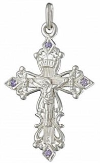 {{photo.Alt || photo.Description || 'Крест серебрянный, с корундами, коллекция "Иваново", 2.64 гр.'}}