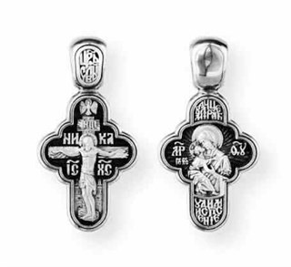 {{photo.Alt || photo.Description || 'Крест серебряный черненый Владимирская Божья Матерь 2.62 гр.'}}