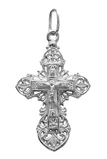 {{photo.Alt || photo.Description || 'Крест серебрянный, с корундами, Эпифания, 2.53 гр.'}}