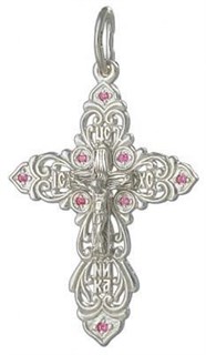 {{photo.Alt || photo.Description || 'Крест серебрянный, с корундами, коллекция "Иваново", 1.96 гр.'}}