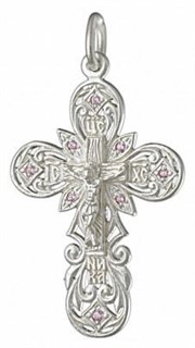 {{photo.Alt || photo.Description || 'Крест серебрянный, с корундами, коллекция "Иваново", 2.32 гр.'}}