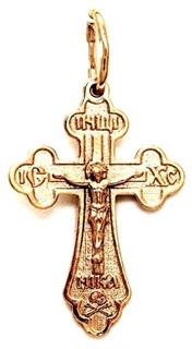 {{photo.Alt || photo.Description || 'Крест серебряный позолоченный (красный) 1.86 гр.'}}