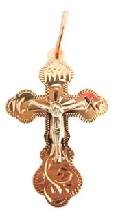 {{photo.Alt || photo.Description || 'Крест серебряный позолоченный (красный) 2.17 гр.'}}