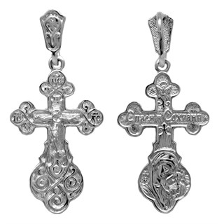 {{photo.Alt || photo.Description || 'Крест серебряный Казанская Божья Матерь 3.1 гр.'}}