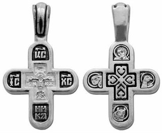 {{photo.Alt || photo.Description || 'Крест серебрянный, Чернение (оксидирование), с корундами, коллекция "Санкт-Петербург", 4.69 гр.'}}