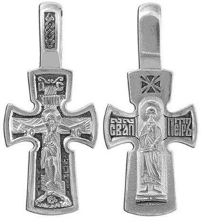 {{photo.Alt || photo.Description || 'Крест серебряный черненый Святой Петр 4.22 гр.'}}