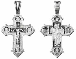 {{photo.Alt || photo.Description || 'Крест серебрянный, Чернение (оксидирование), с корундами, коллекция "Санкт-Петербург", 8.25 гр.'}}