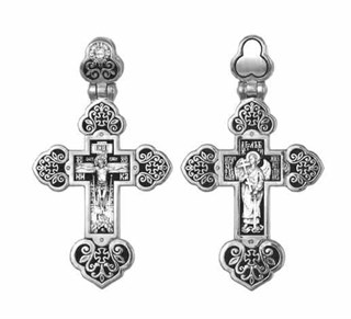 {{photo.Alt || photo.Description || 'Крест серебрянный, Чернение (оксидирование), с корундами, Ангел-Хранитель, Ангеле Божий, Хранителю мой святый, не остави меня, коллекция "Санкт-Петербург", 7.57 гр.'}}