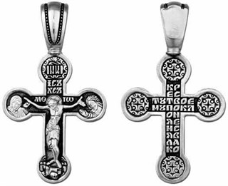 {{photo.Alt || photo.Description || 'Крест серебрянный, Чернение (оксидирование), с корундами, коллекция "Санкт-Петербург", 9.00 гр.'}}