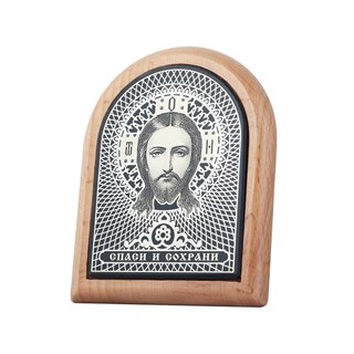 Икона дорожная обсидиановая Николай Чуд. Спаситель 224395