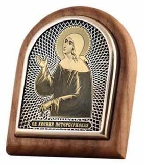 Икона серебряная Владимирская Божья Матерь (Богородица) 224372