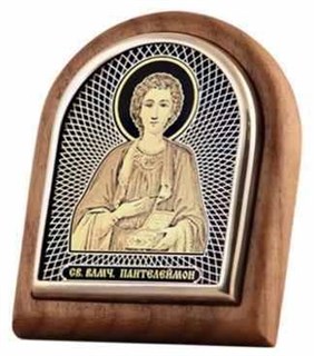 Икона серебряная Святая Троица 224369