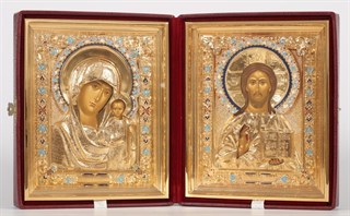 Икона венчальная а золочение 239273