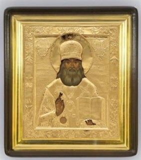 Икона живописная в киоте 30х40 Иннокентий 239213