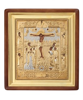 Икона живописная в киоте 30х40 Распятие 239209