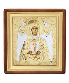 Икона живописная в киоте 65х70 Албазинская Божья Матерь 239195