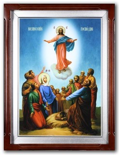 Икона на стекле 32х45 в киоте с подсветкой Вознесение Господне 238816
