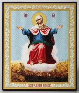 Икона на дереве 22х26 объёмная Спорительница хлебов 238580