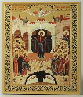 Икона на дереве 22х26 объёмная Непроходимая дверь 238545
