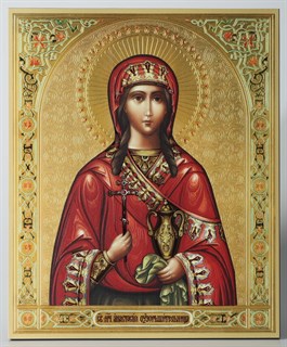 Икона на дереве 33х40 объемная Анастасия Узорешительница 238357