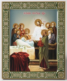 Икона на дереве 18*24 с ковчегом Успение Богородицы 237759
