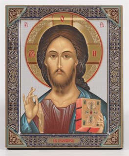 Икона на дереве 18*24 с ковчегом Спаситель 6 237753