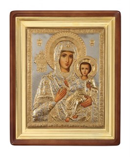 Икона живописная в киоте 90х115 Смоленская Божья Матерь 237262