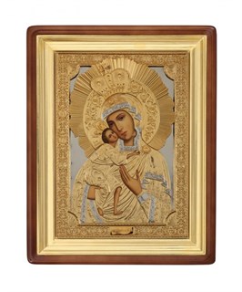 Икона живописная в киоте 60х90 Феодоровская Божья Матерь 237245
