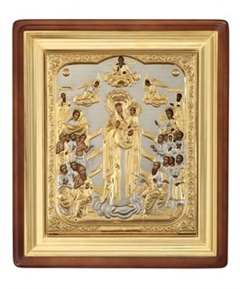 Икона живописная в киоте 60х75 Всех скорбящих радость 237239