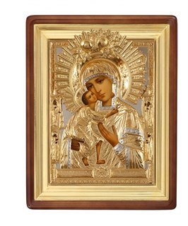 Икона живописная в киоте 50х70 Феодоровская Божья Матерь 237223