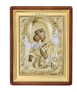 Икона живописная в киоте 50х60 Феодоровская Божья Матерь 237212