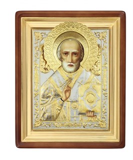 Икона живописная в киоте 50х60 Николай Чудотворец 237211