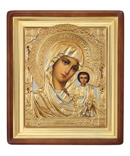 Икона живописная в киоте 50х60 Казанская Божья Матерь 237208