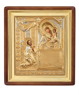 Икона живописная в киоте 40х50 Нечаянная Радость 237190