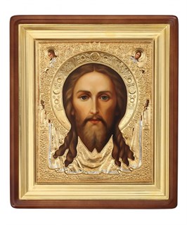 Икона живописная в киоте 40х50 Спас Нерукотворный 237187