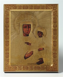 Икона на дереве 18*24 с ковчегом Новодворская Божья Матерь 237180