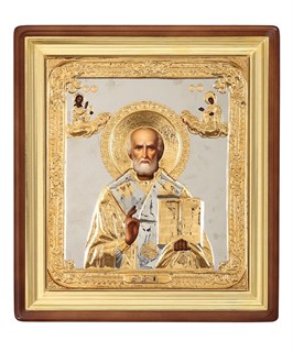 Икона живописная в киоте 30х40 Николай Чудотворец 237167