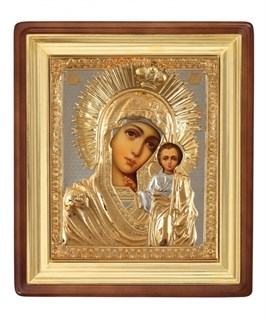 Икона живописная в киоте 30х40 Казанская Божья Матерь 237159