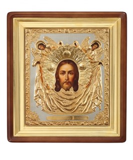 Икона живописная в киоте 30х40 Спас Нерукотворный 237153