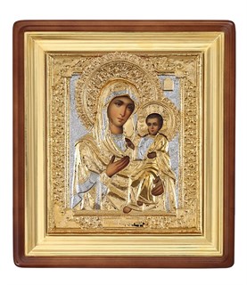Икона живописная в киоте 24х30 Иверская Божья Матерь 237124