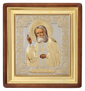 Икона живописная в киоте 24х30 Серафим Саровский 237113