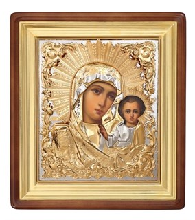 Икона живописная в киоте 24х30 Казанская Божья Матерь 237107