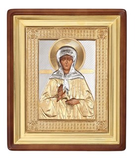 Икона живописная в киоте 24х30 Матрона 237104
