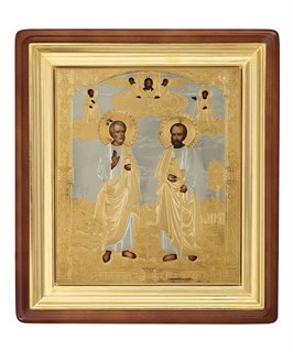 Икона живописная в киоте 24х30 Петр Павел 237103