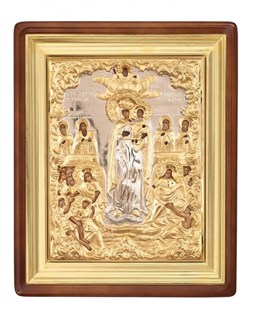 Икона живописная в киоте 24х30 Всех скорбящих радость 237093