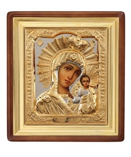 Икона живописная в киоте 24х30 Казанская Божья Матерь 237084