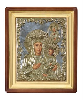 Икона живописная в киоте 24х30 Ченстоховская Божья Матерь 237079
