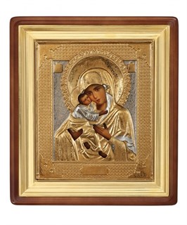 Икона живописная в киоте 24х30 Владимирская Божья Матерь 237075